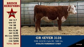 Lot #143 - GR 4EVER 3128
