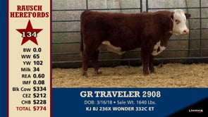 Lot #134 - GR TRAVELER 2908