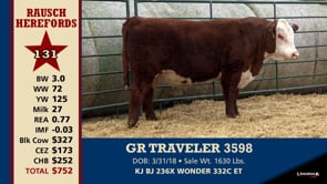 Lot #131 - GR TRAVELER 3598