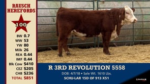 Lot #100 - R 3RD REVOLUTION 5558