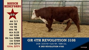 Lot #89 - GR 4TH REVOLUTION 3108