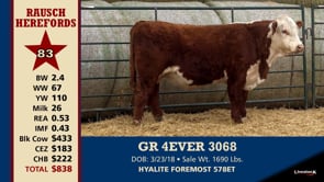 Lot #83 - GR 4EVER 3068