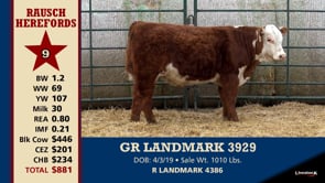 Lot #9 - GR LANDMARK 3929