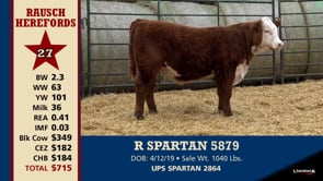 Lot #27 - R SPARTAN 5879