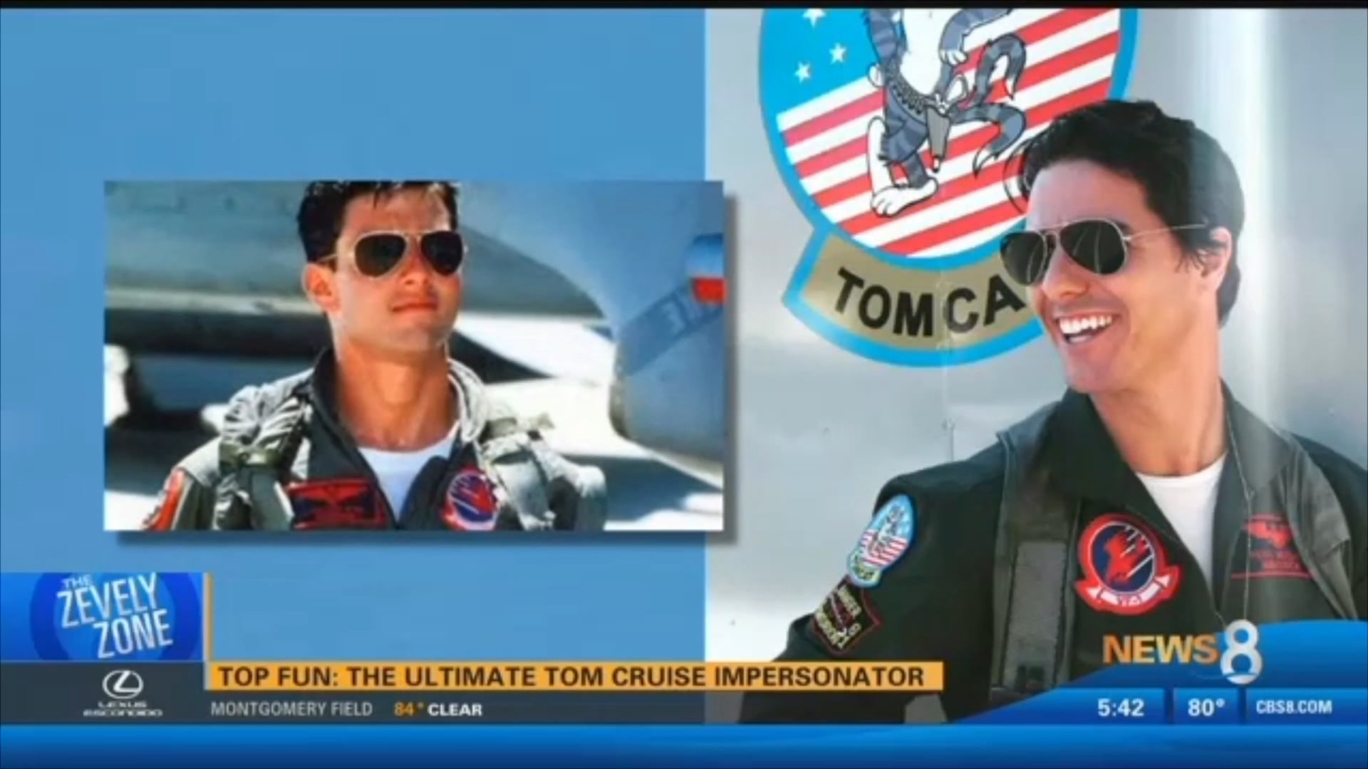 Top Gun Maverick; Coronado July 4th Parade. Tom Cruise Look Alike 