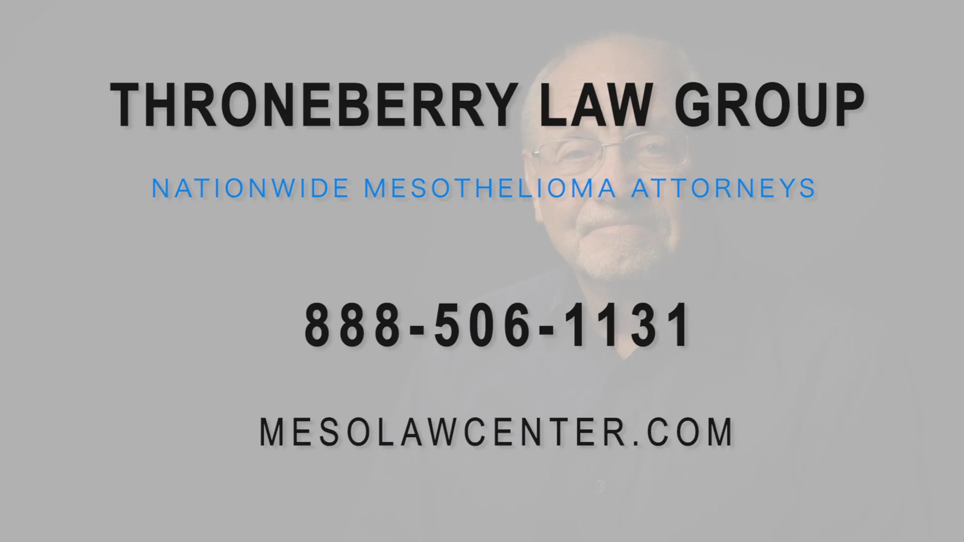 Mesothelioma Law Center Testimonial on Vimeo