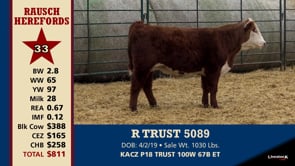 Lot #33 - R TRUST 5089