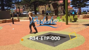 Négyzet trambulin R34-ETP-000 játszóterek acti’fun acti’fun trambulinok video