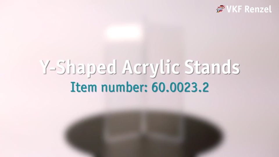 60-0023-2 Y-Shaped Acrylic Stands