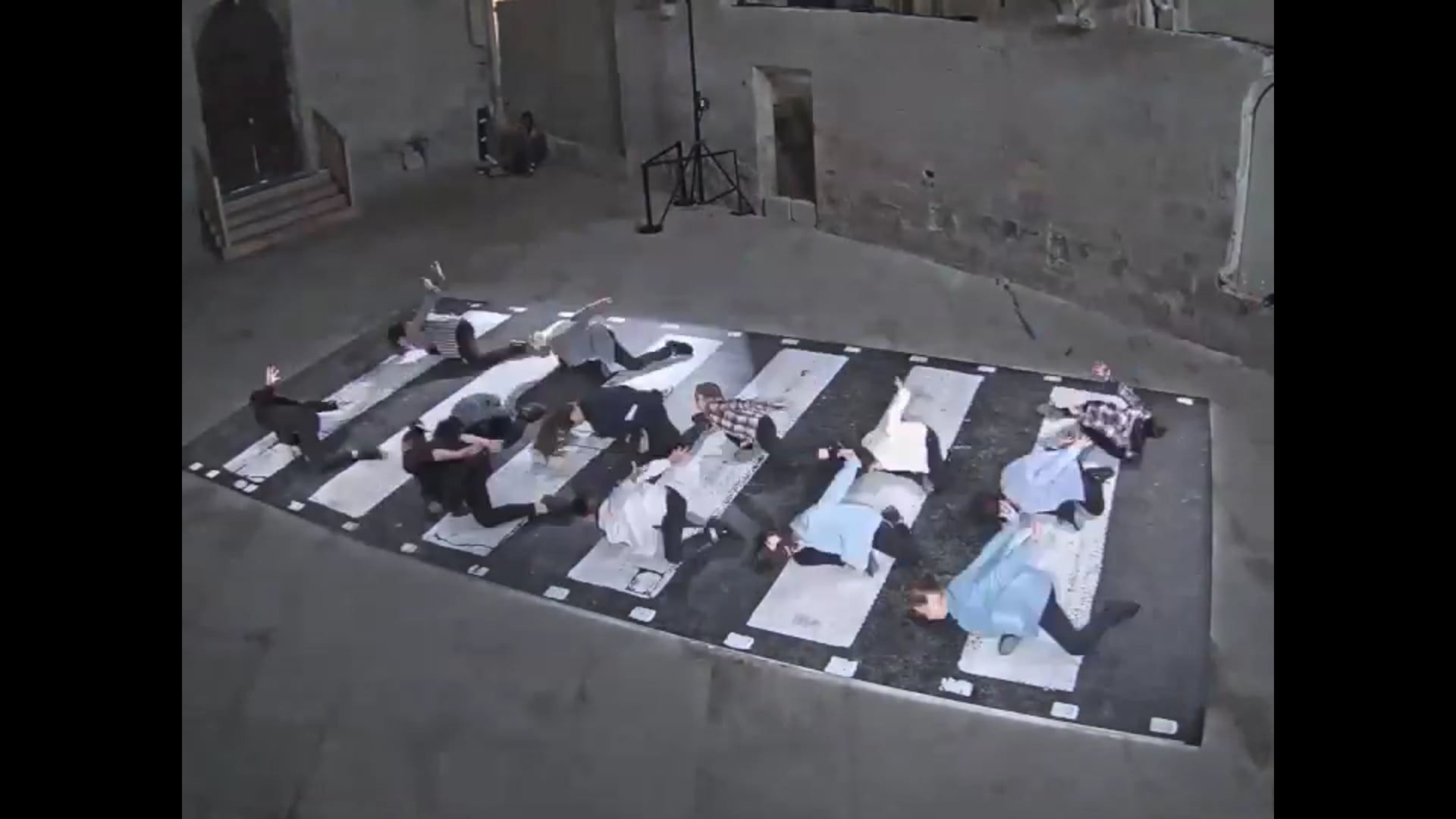 Timelapse - Abbey road à Avignon vu par la webcam de Viewsurf, 2018