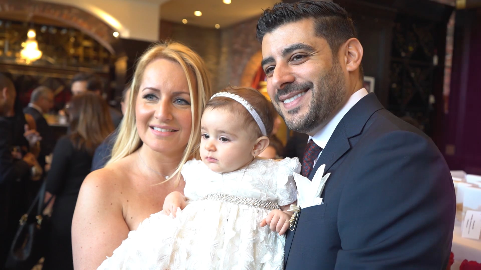 Evangelia Tsotsis & George Fanous celebrated the baptism of their sweet ...