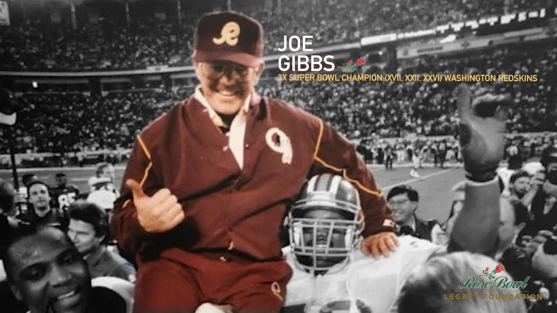 Joe Gibbs  Rose Bowl Stadium Centennial (INSPIRE) on Vimeo