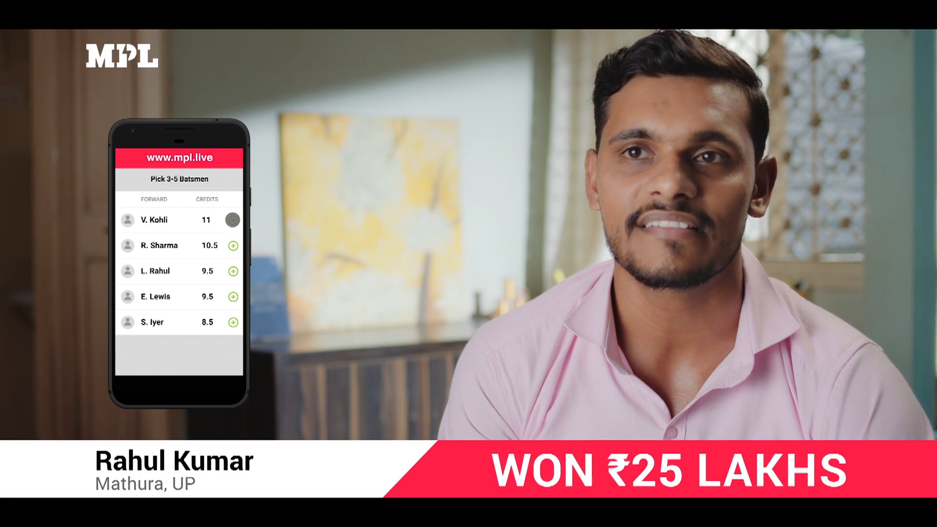 Mobile Premiership League Testimonial - Rahul Kumar