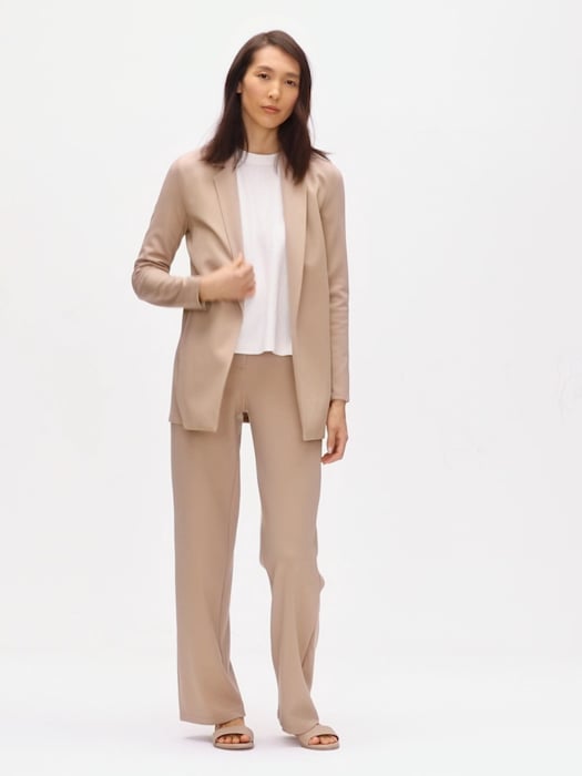 Flex Tencel Ponte Notch Collar Jacket | EILEEN FISHER