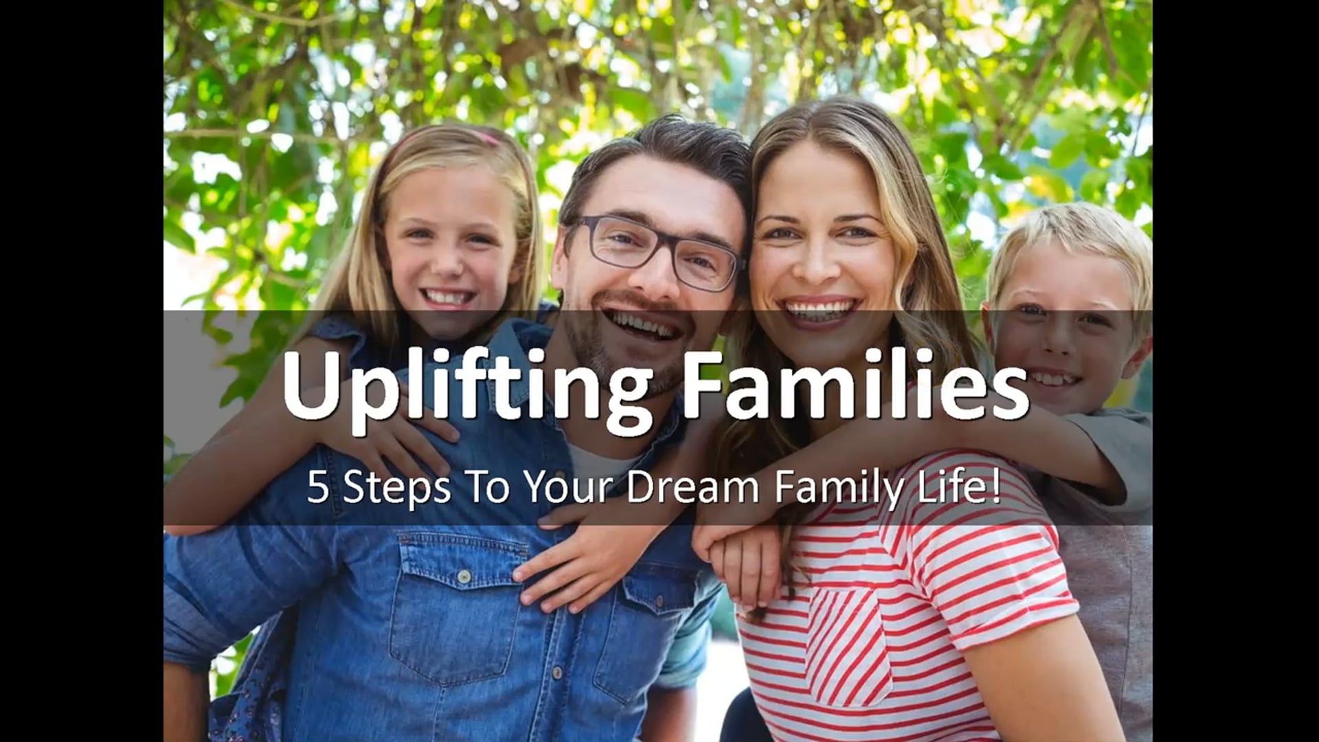 Promotional video thumbnail 2 for Uplifting Families