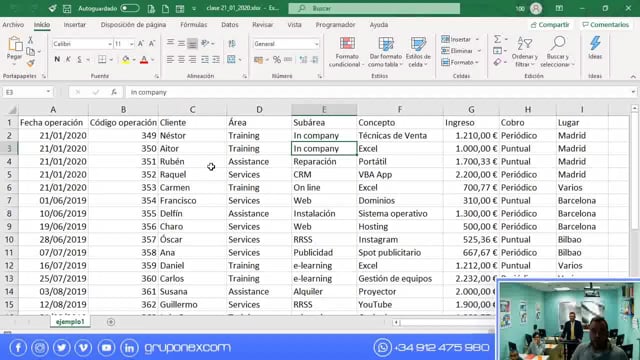 Excel: MasterClass Tablas Dinámicas 2020-01-21