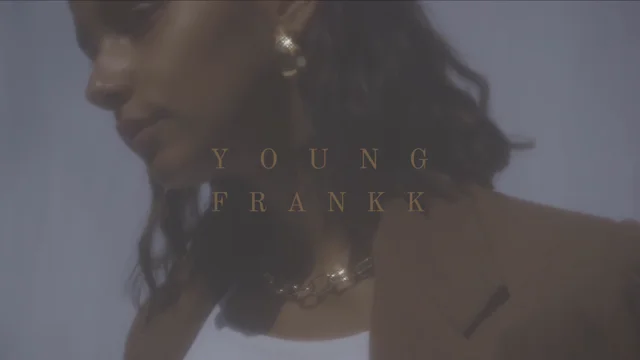 Young Frankk, Jewelry, Young Frankk Gold Banner Choker Necklace