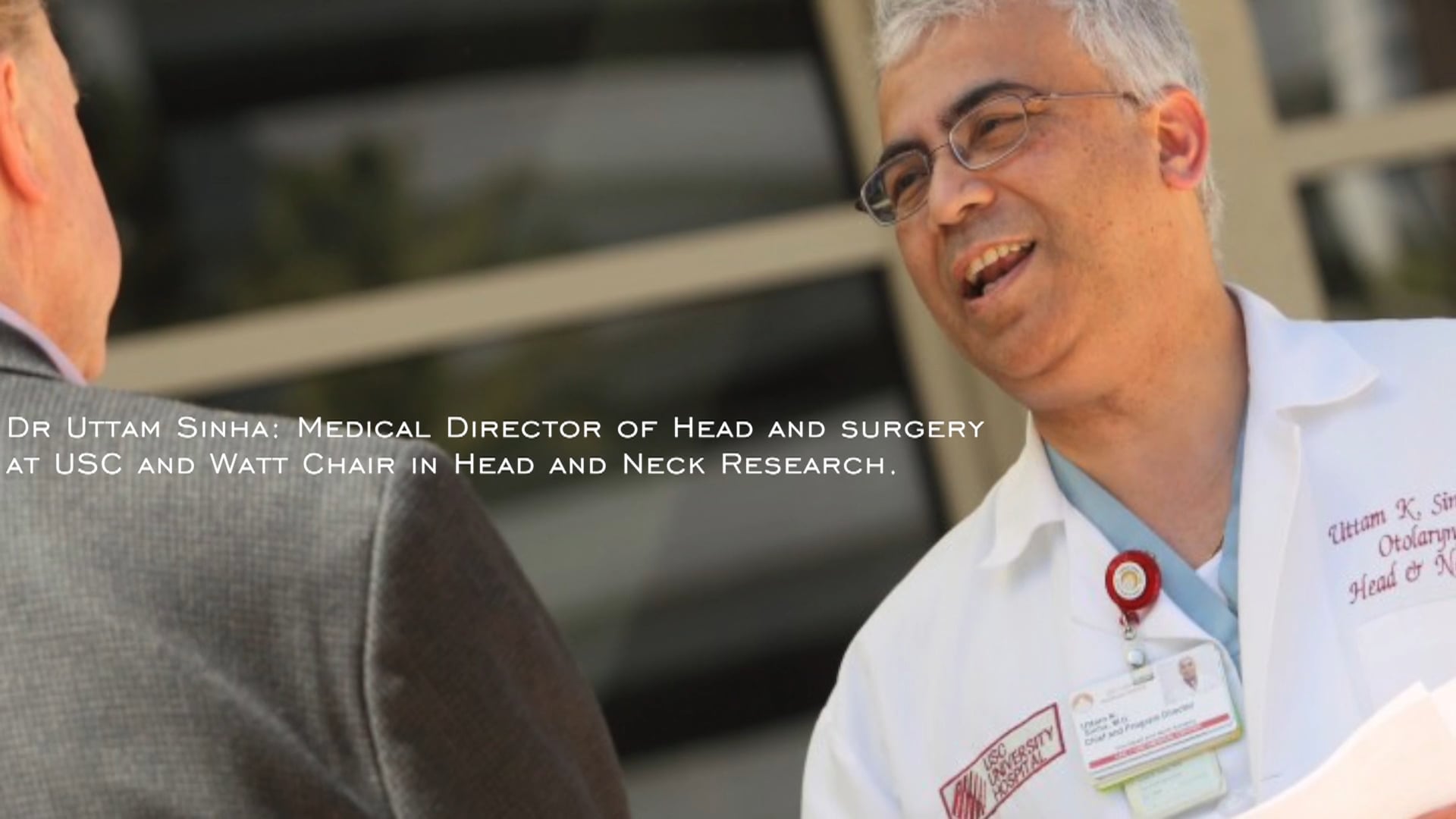 Dr. Uttam Sinha, Dr. Urken, and Mr. Brummel at T.H.A.N.C Foundation Fundraising Dinner