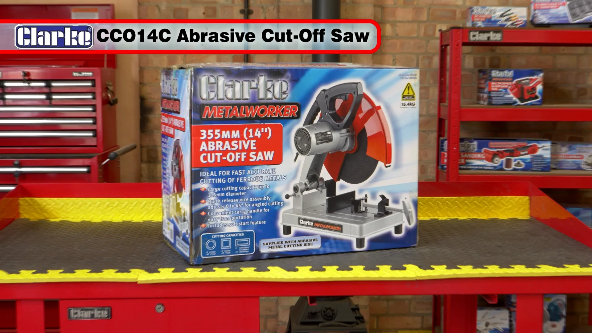 Clarke metalworker clearance chop saw