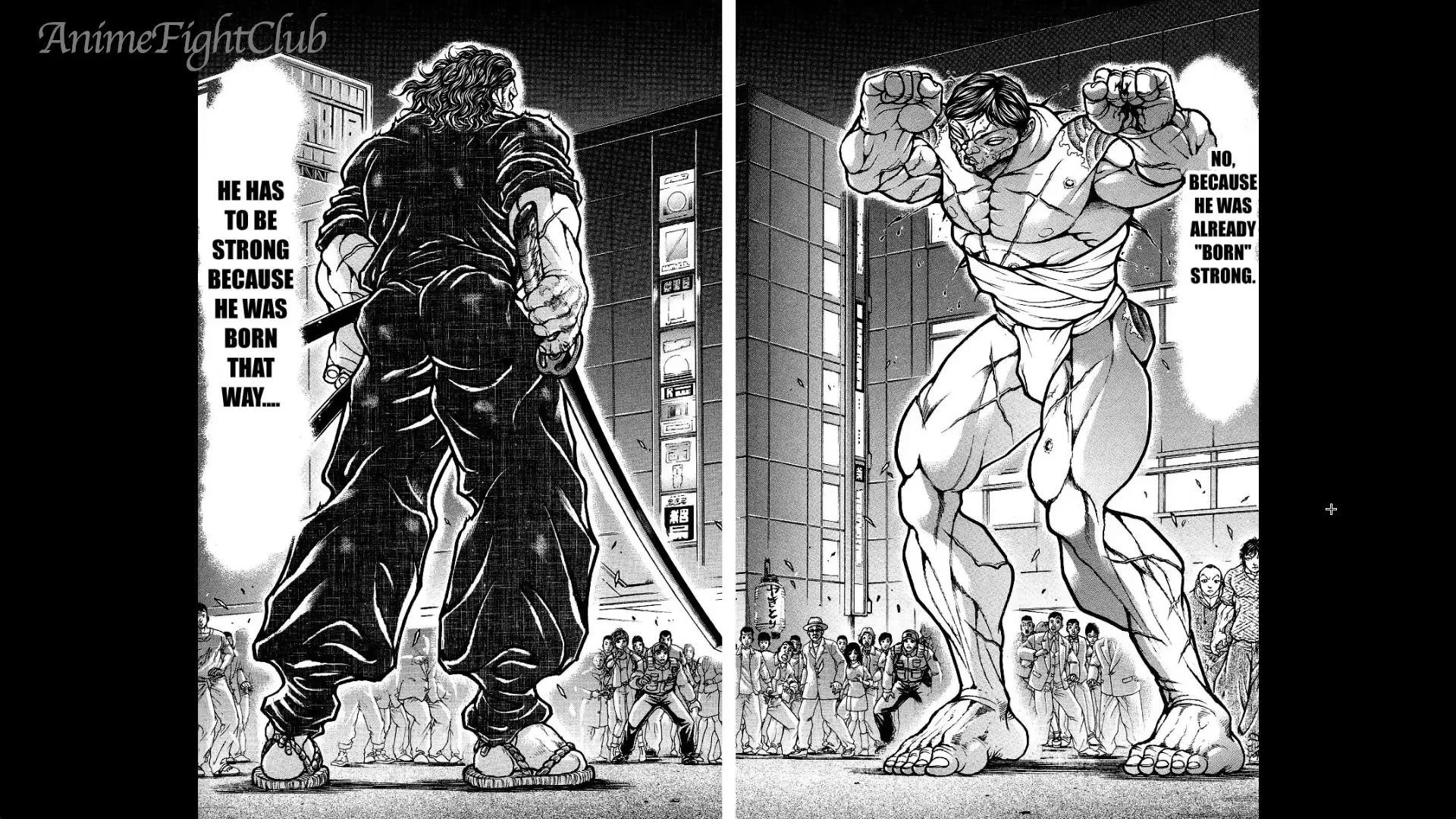 Baki vs Hanayama 