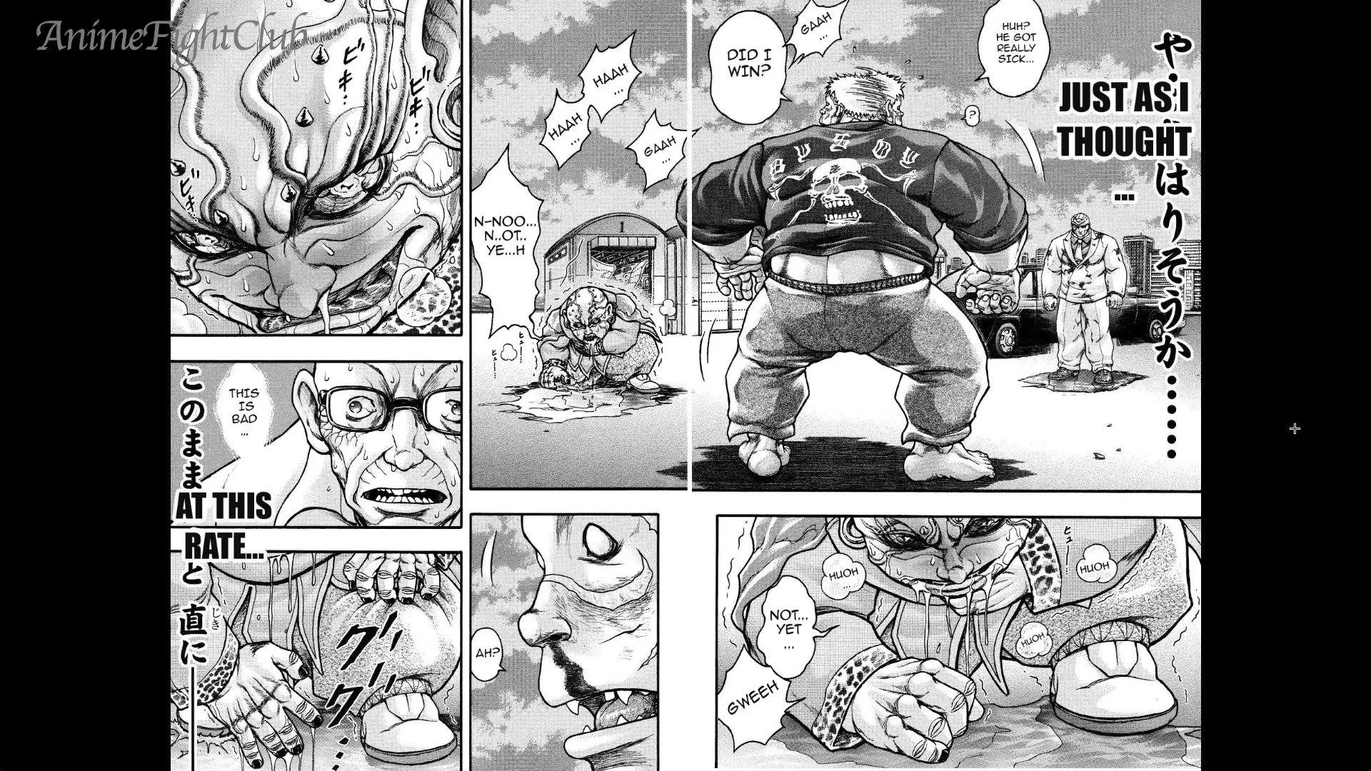 In New Grappler Baki, who would have won if Hanayama instead