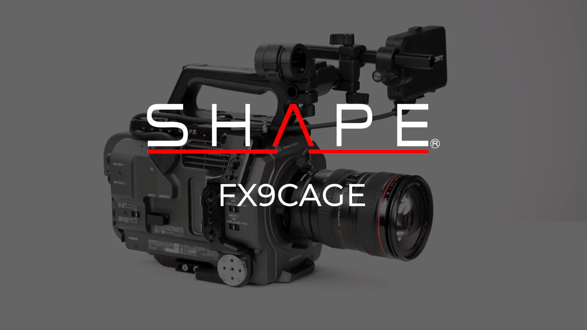 SHAPE Camera Bundle Rig with Follow Focus Pro for Sony FX9 SHAPE Camera Bundle Rig with Follow Focus Pro for Sony FX9