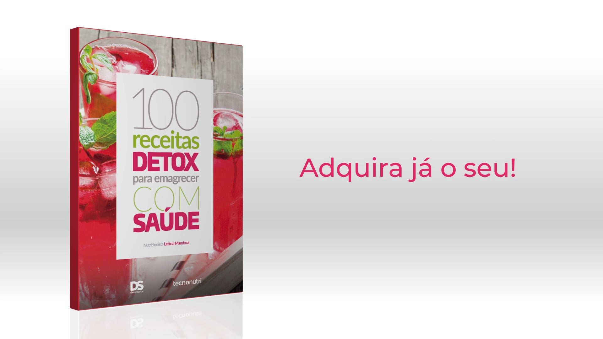 Lançamento de livro: 100 Receitas Detox para Emagrecer com Saúde