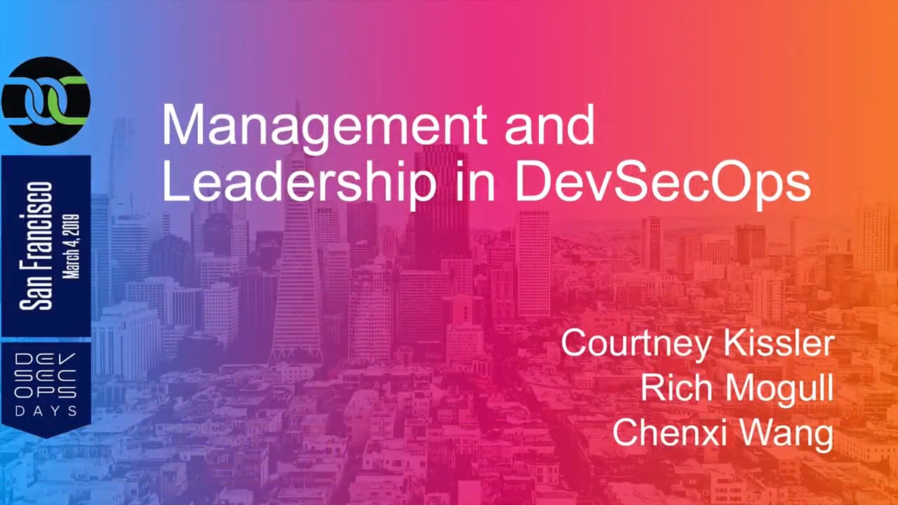 Panel: Management and Leadership in DevSecOps