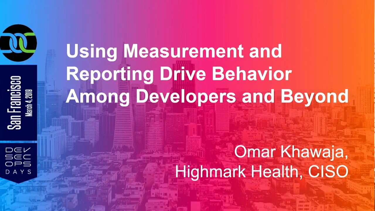 Using Measurement and Reporting in Information Security to Drive Behavior Among Developers and Beyond