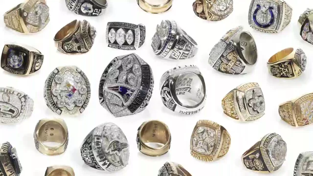 Super Bowl Rings Over the Years