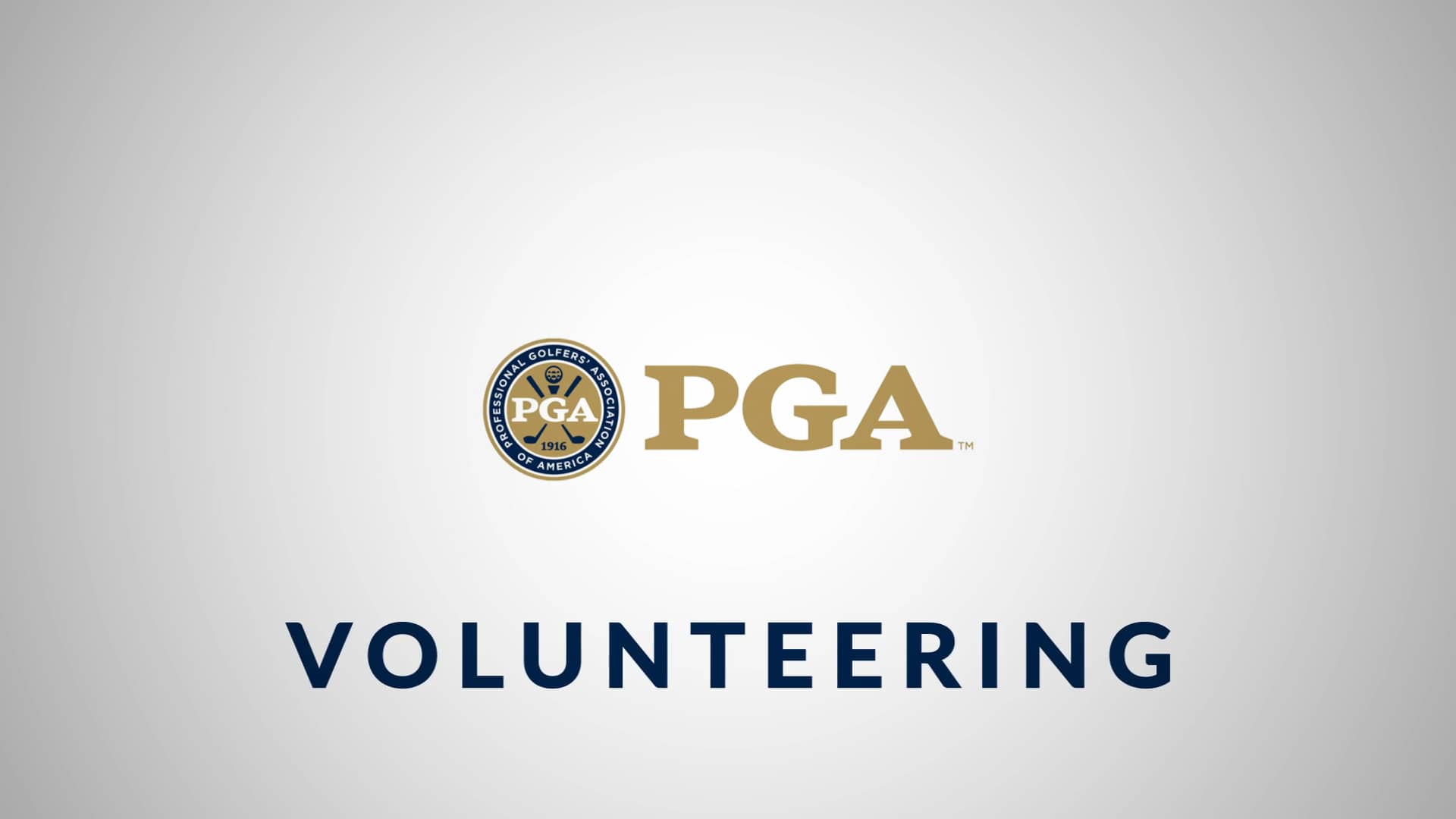 PGA VOLUNTEER VIDEO on Vimeo