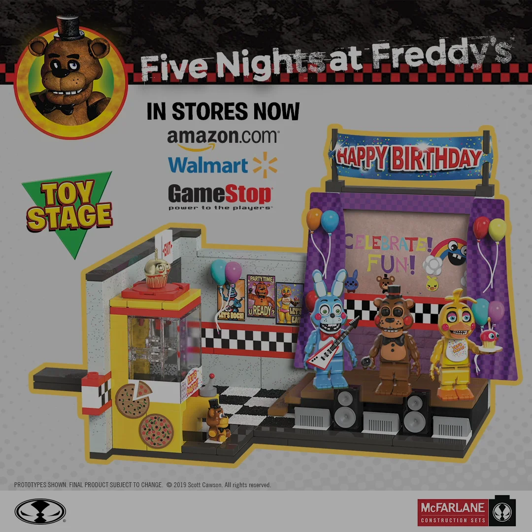 Five nights at freddy's mcfarlane best sale toys 2019