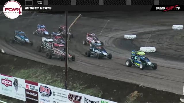 8-15-19 POWRi Lucas Oil National Midget League at Fairbury Speedway