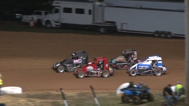 10-19-19 POWRi Lucas Oil National/West Midget League at I-30 Speedway