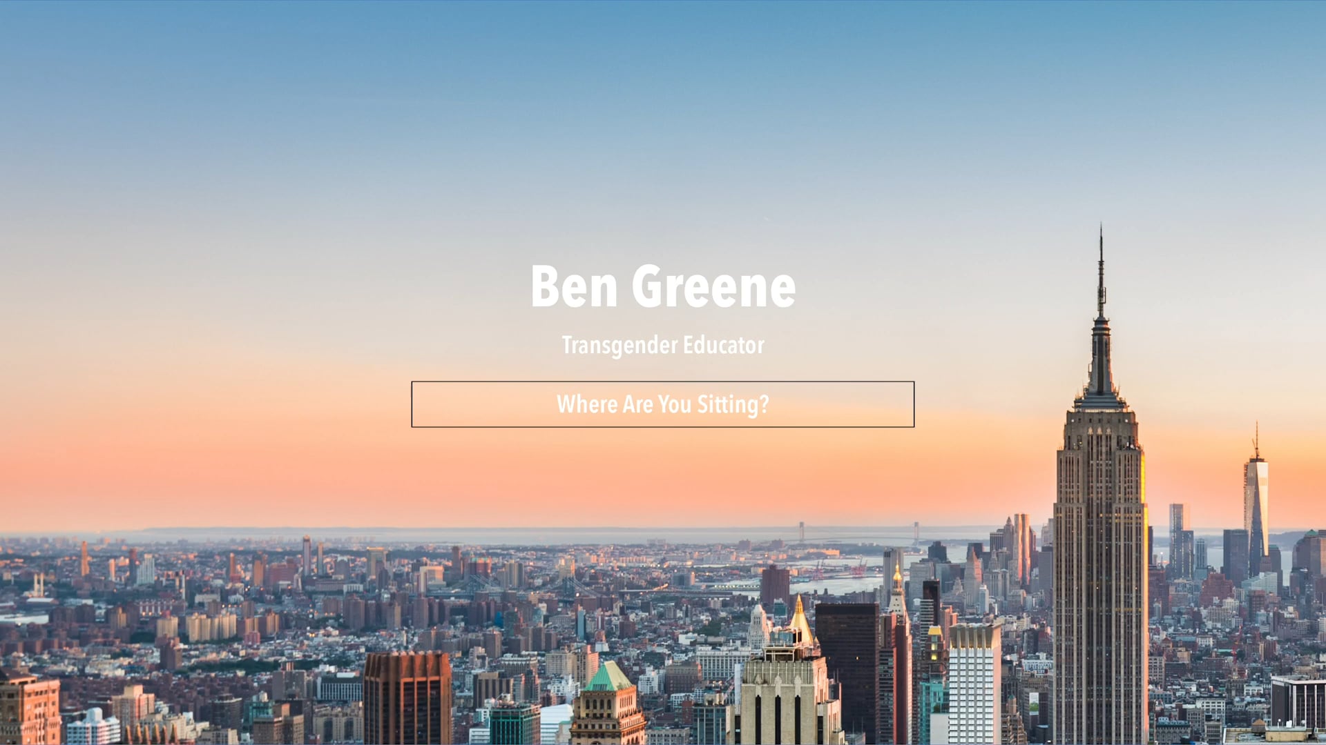 Ben Greene @ DisruptHR