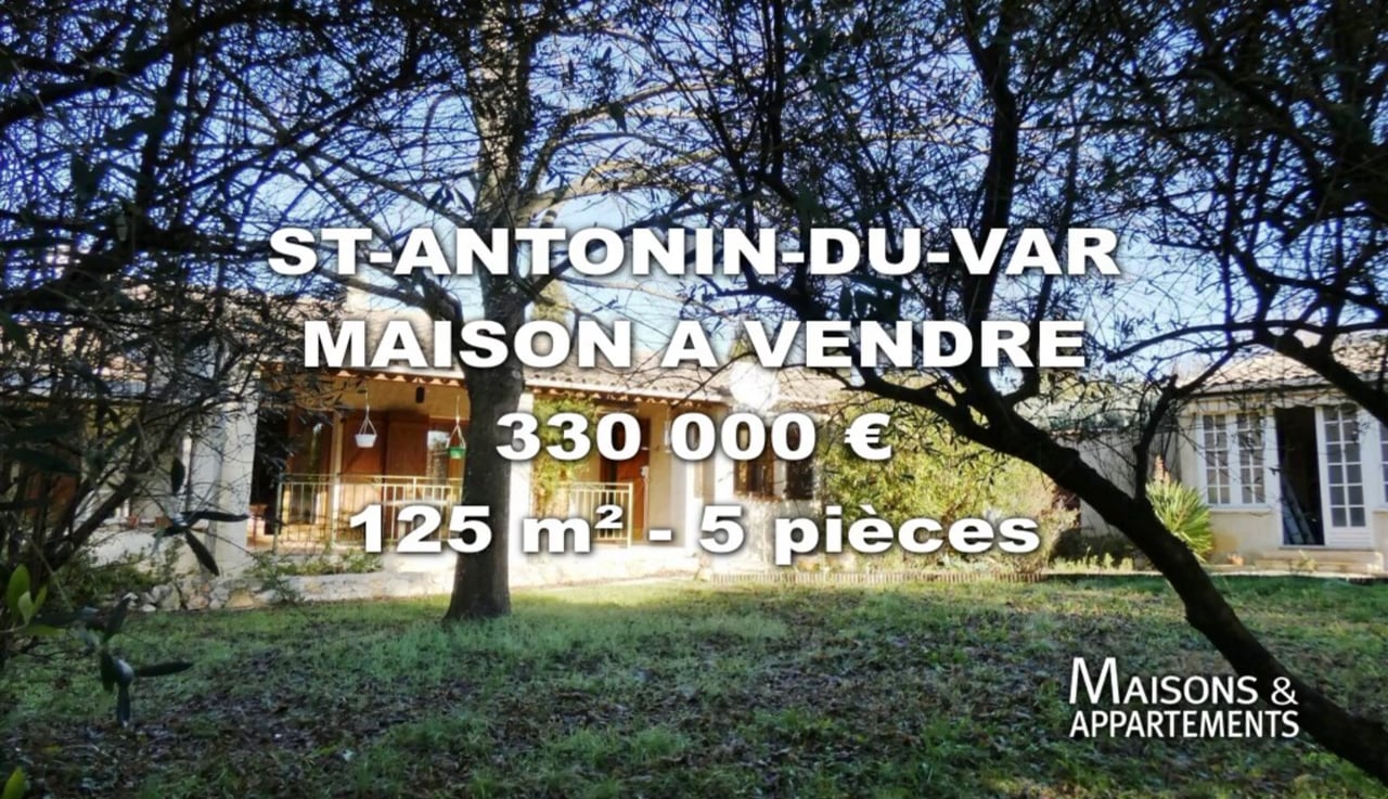 STANTONINDUVAR MAISON A VENDRE 330 000 € 125 m² 5 pièces on
