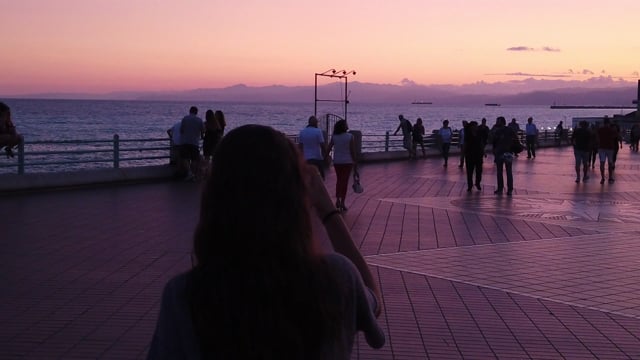 Beach, People, Sunset, Ocean, Sunrise