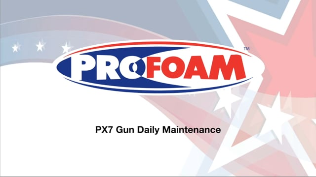 PX7 Gun Daily Maintenance
