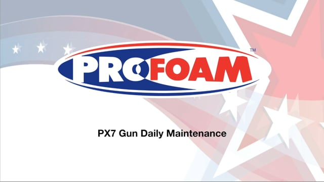 PX 7 Gun Daily Maintenance