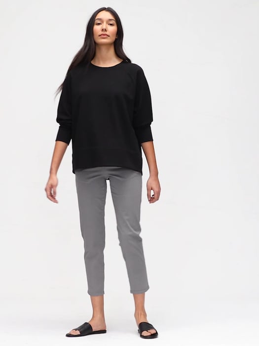 Organic Cotton Stretch Twill Chino | EILEEN FISHER