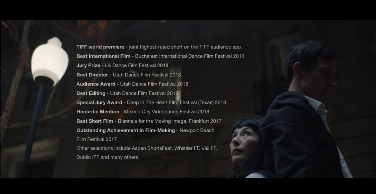 'Night Dancing' trailer with laurels