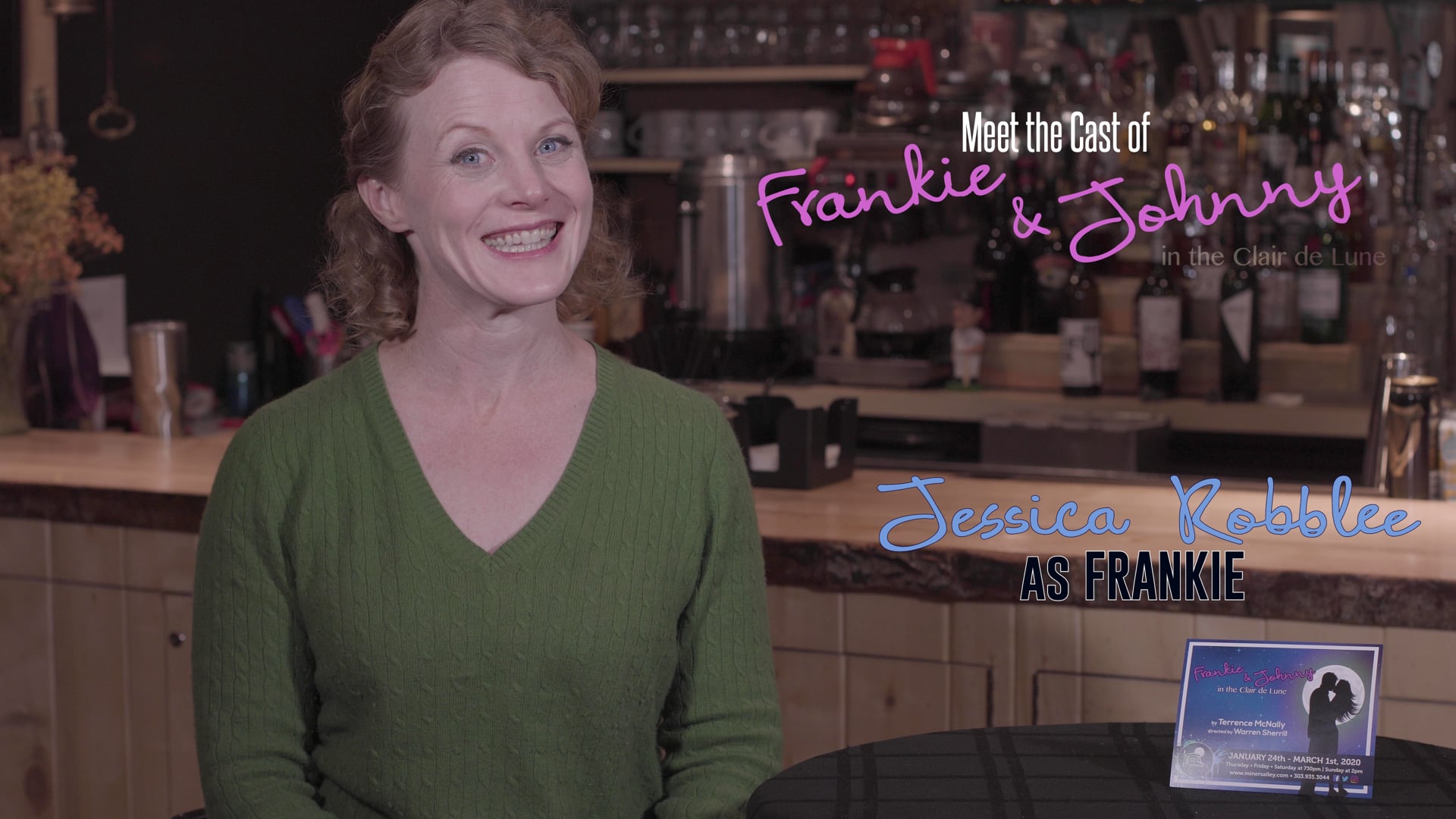 Meet the Cast of "Frankie & Johnny in the Clair de Lune" (Jessica Robblee as Frankie)