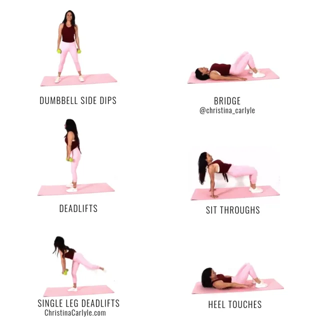 Butts and Guts Workout for Flat Abs and a Bubble Butt - Christina Carlyle