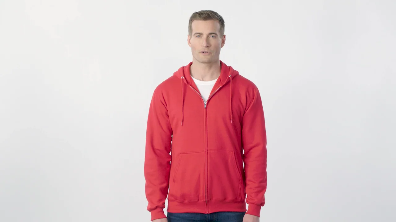 Port & Company Core Fleece Full-Zip Hooded Sweatshirt