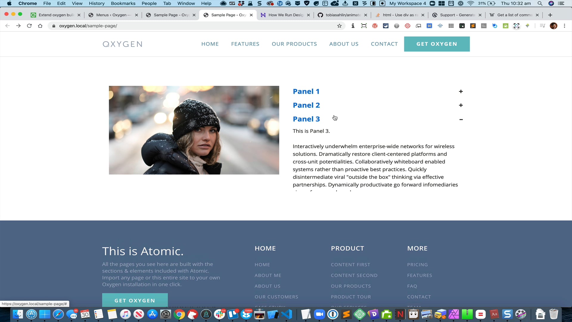 jQuery Collapse Accordions in Oxygen with + and on Vimeo