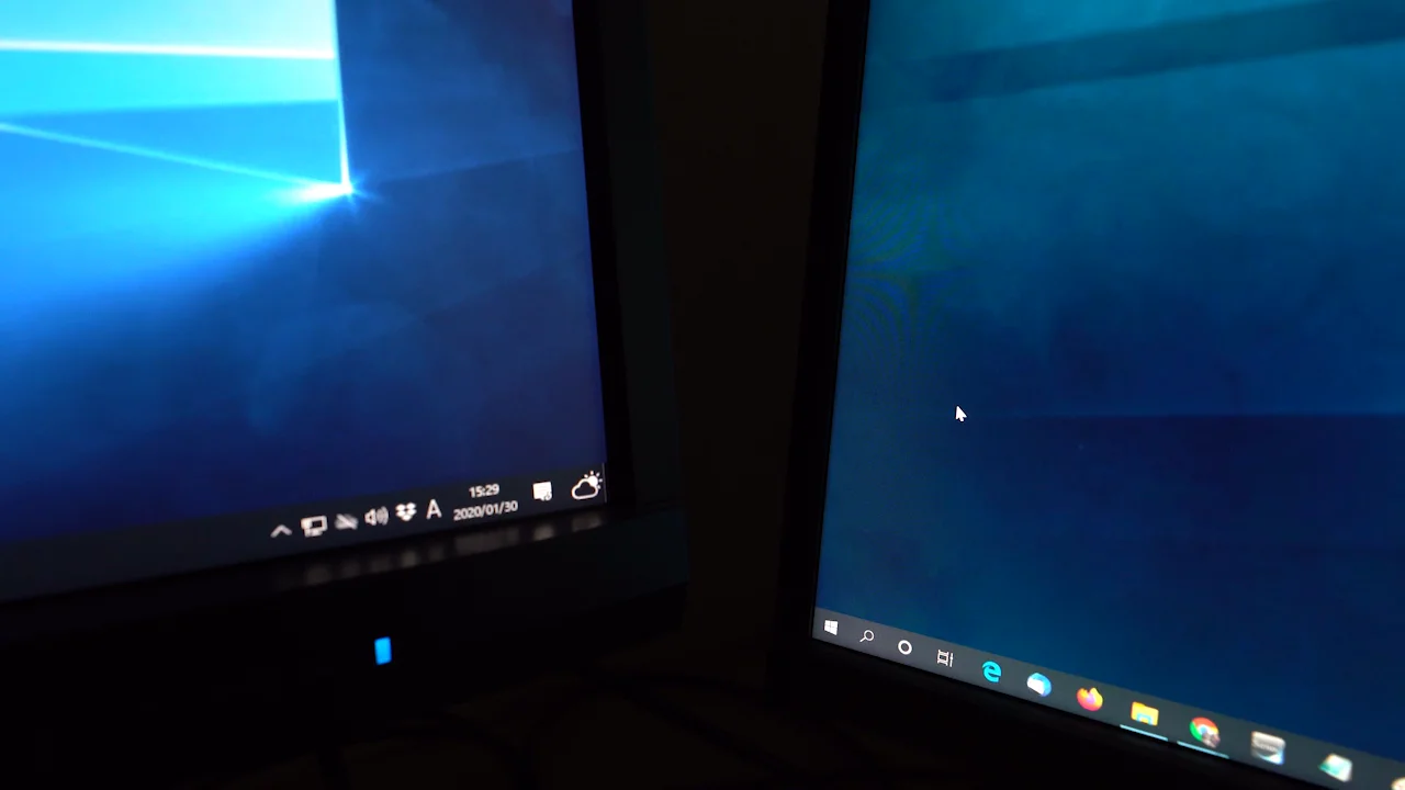 フルHD液晶と4K液晶モニターを併用したときの不具合  