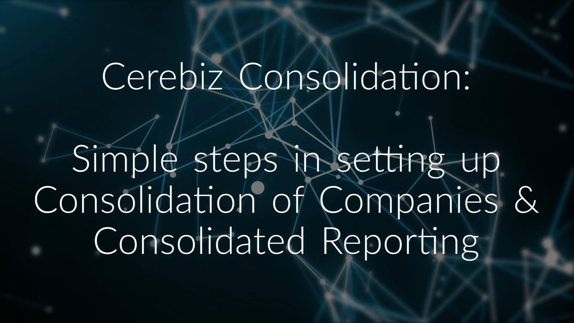 Cerebiz Consolidation