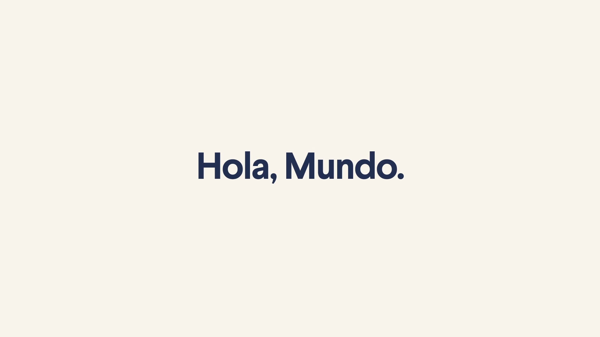 Natura - HOLA, MUNDO on Vimeo