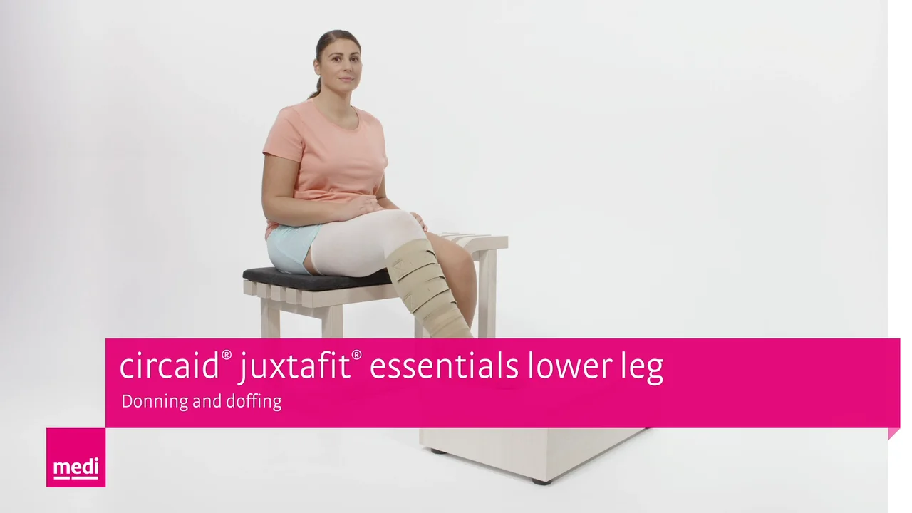 circaid® juxtafit® essentials lower leg – Donning and doffing on Vimeo