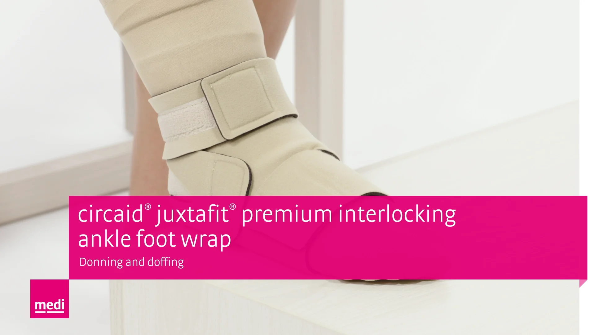 How to apply the circaid juxtalite ankle foot wrap (afw) 